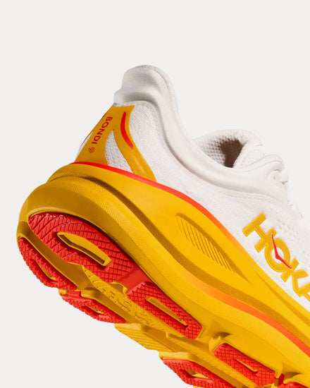 HOKA Bondi 9 Frost / Sunflower Running Shoes - 4