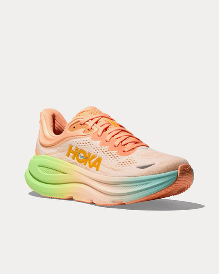 HOKA Bondi 9 Frost / Pale Tangerine Running Shoes - 3