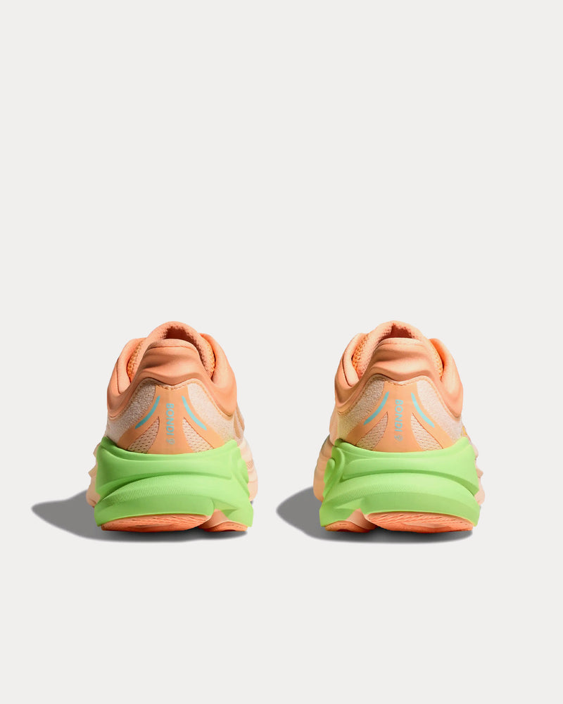 HOKA Bondi 9 Frost / Pale Tangerine Running Shoes - 4