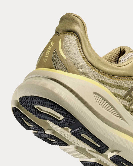 HOKA Bondi 9 Grassland / Oyster Mushroom Running Shoes - 5