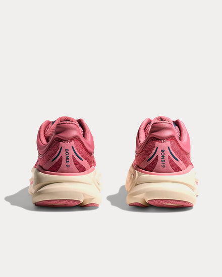 HOKA Bondi 9 Lingonberry / Cranberry Running Shoes - 4