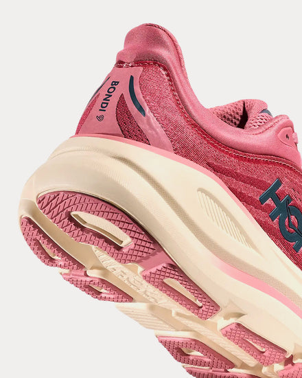 HOKA Bondi 9 Lingonberry / Cranberry Running Shoes - 6