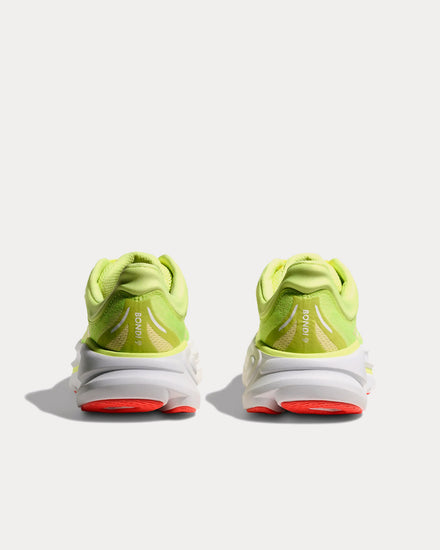 HOKA Bondi 9 Neon Yuzu / Sunlight Running Shoes - 4