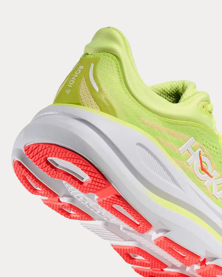 HOKA Bondi 9 Neon Yuzu / Sunlight Running Shoes - 6