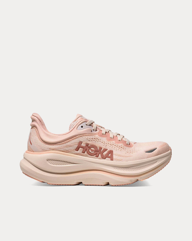 HOKA Bondi 9 Rose Latte / Rose Cream Running Shoes - 1