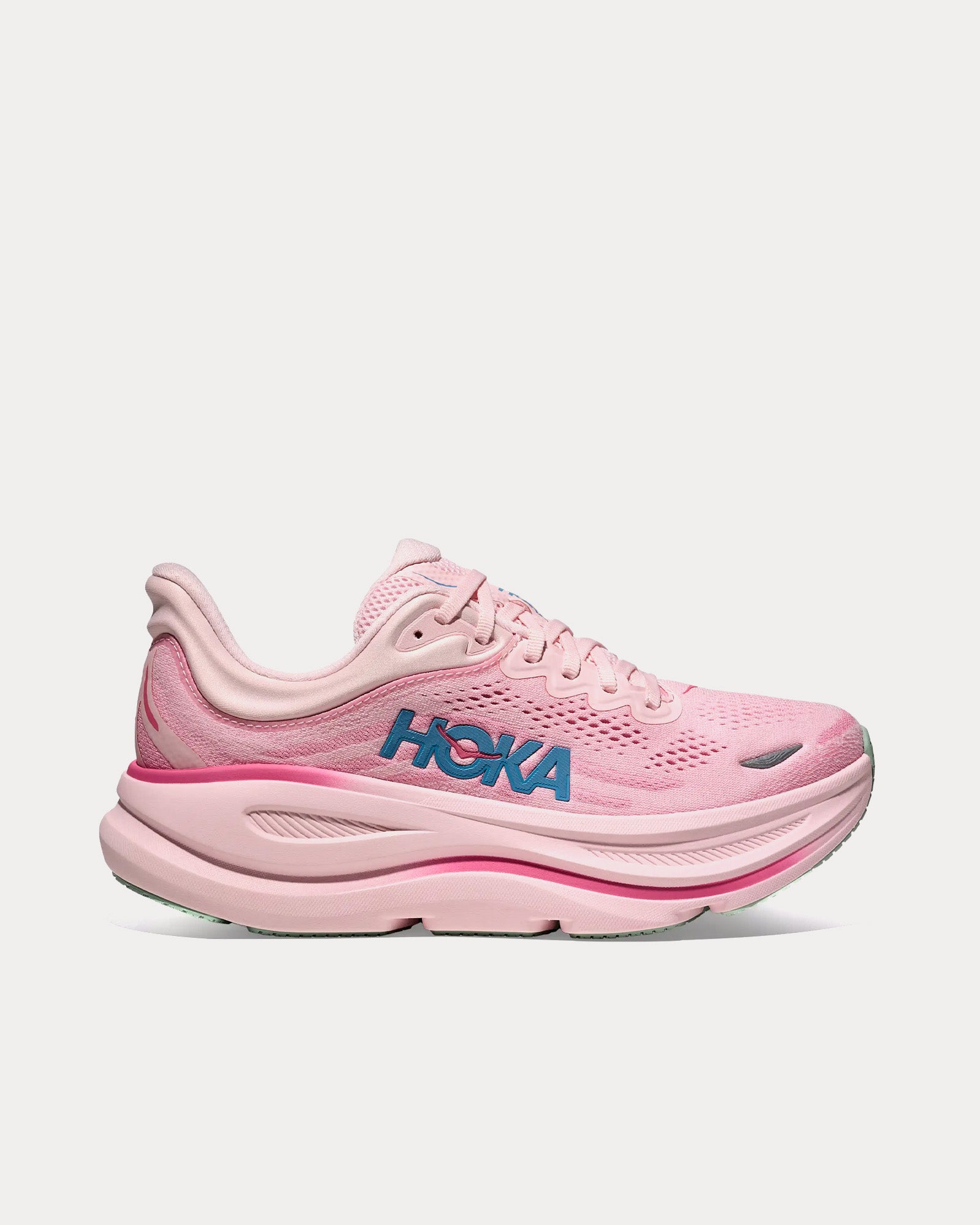 HOKA Women's Bondi 9 Rose Tea / Petal Running Shoes