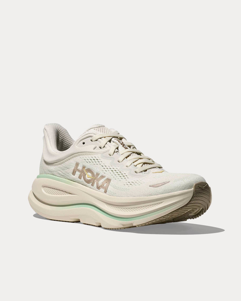 HOKA Bondi 9 Truffle Salt / Sea Glass Running Shoes - 3