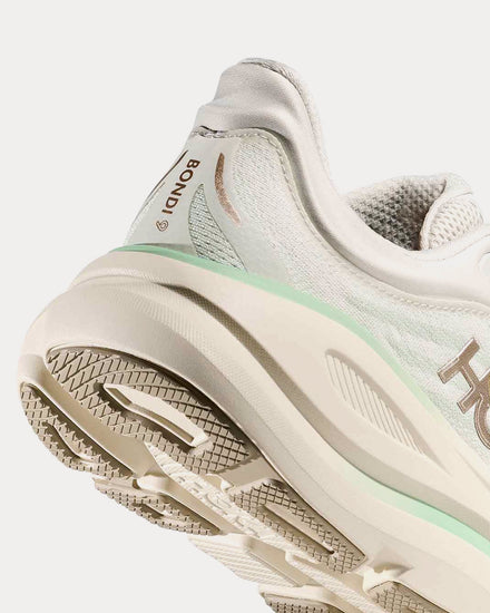 HOKA Bondi 9 Truffle Salt / Sea Glass Running Shoes - 5