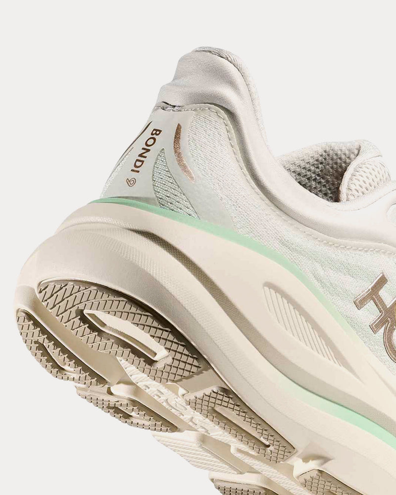 HOKA Bondi 9 Truffle Salt / Sea Glass Running Shoes - 5
