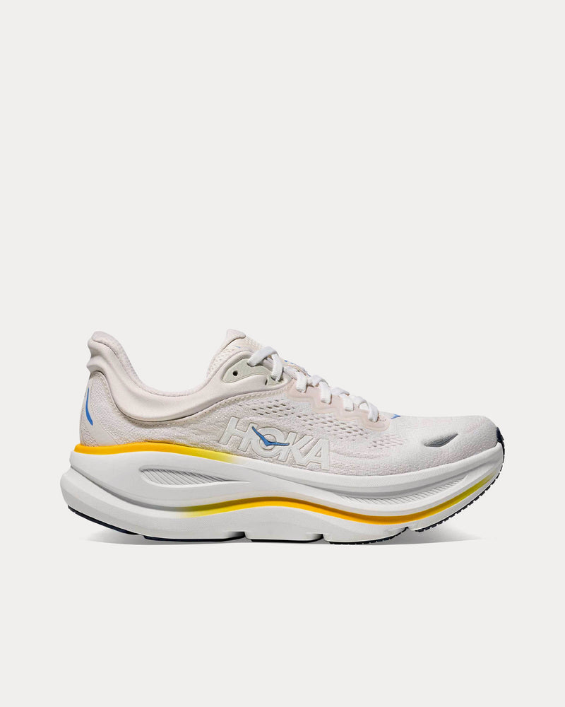 HOKA Bondi 9 White / Grout Running Shoes - 1