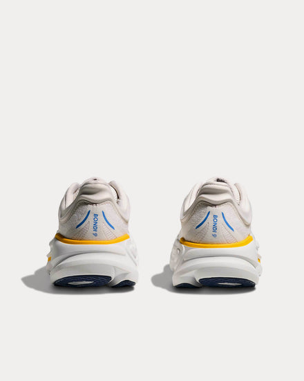 HOKA Bondi 9 White / Grout Running Shoes - 4