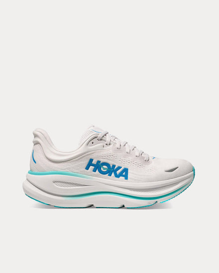 HOKA Bondi 9 White / HOKA Blue Running Shoes - 1
