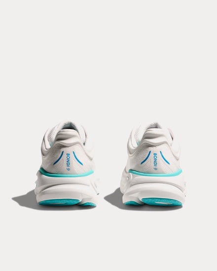 HOKA Bondi 9 White / HOKA Blue Running Shoes - 3