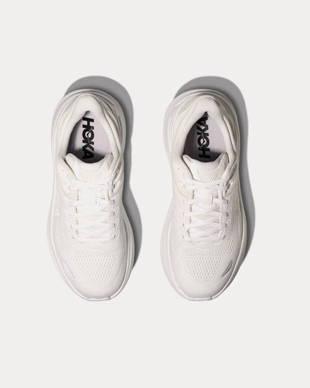 HOKA Bondi 9 White / White Running Shoes - 2