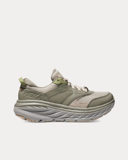 HOKA Bondi L Barley / Oat Milk Running Shoes - 1