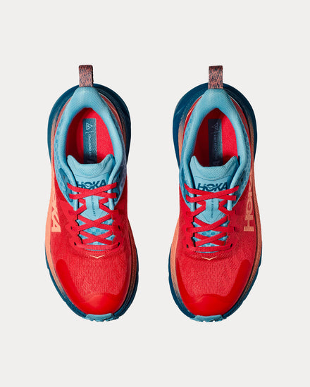 HOKA Challenger 7 GORE-TEX Cerise / Real Teal Running Shoes - 2