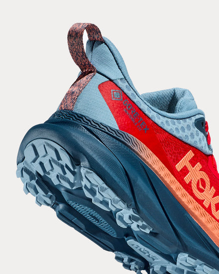 HOKA Challenger 7 GORE-TEX Cerise / Real Teal Running Shoes - 3