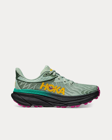 HOKA Challenger 7 Aloe Vera / Black Running Shoes - 1