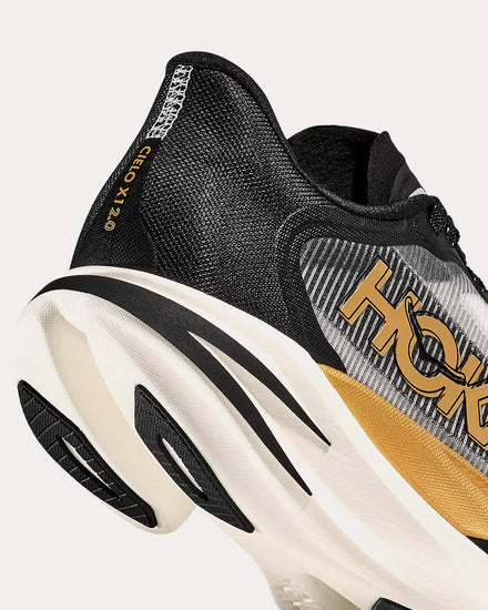 HOKA Cielo X1 2.0 Black / Gold Running Shoes - 5