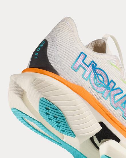HOKA Cielo X1 Frost / Cerise Running Shoes - 3
