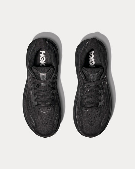 HOKA Clifton 10 Black / Black Running Shoes - 2