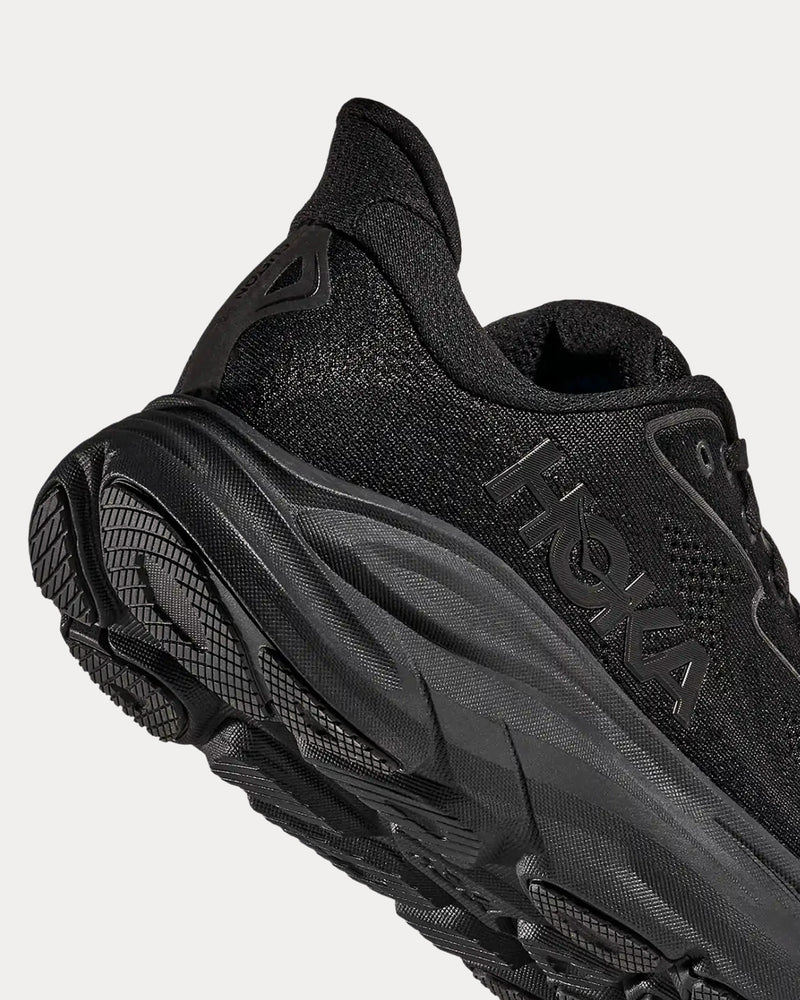 Hoka Clifton 10 Black / Black Running Shoes - 4