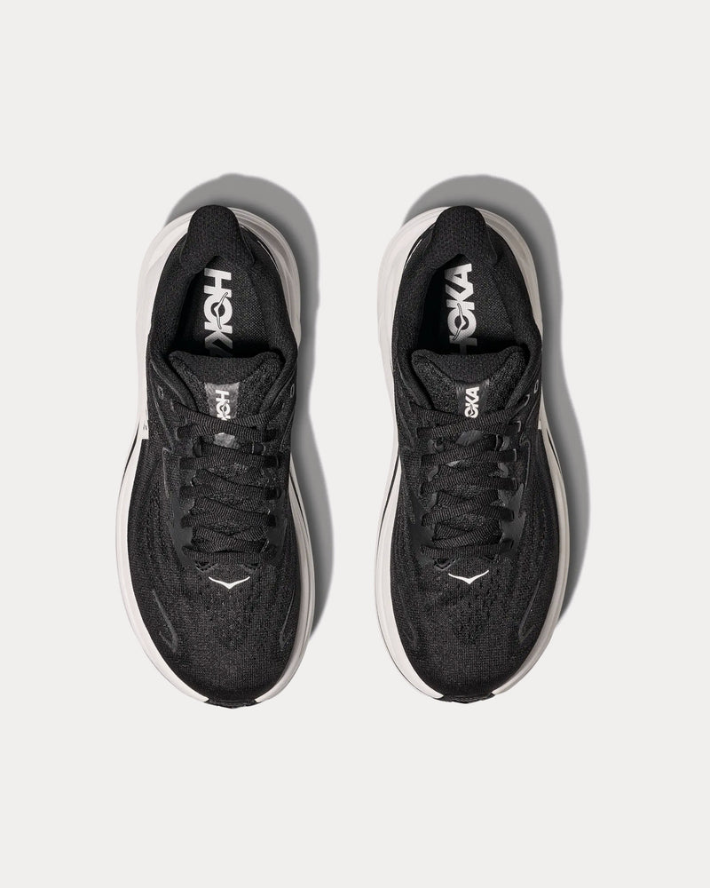 Hoka Clifton 10 Black / White Running Shoes - 2