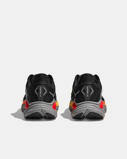 HOKA Clifton 10 Black / Galactic Grey Running Shoes - 4