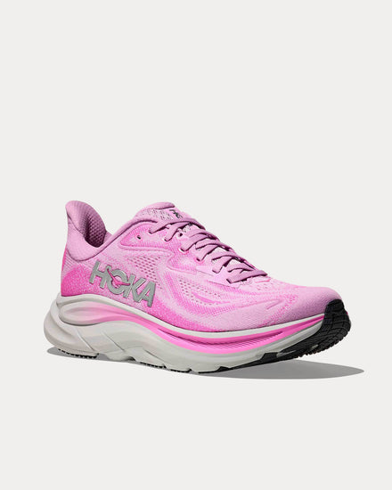 HOKA Clifton 10 Flower Nectar / Neon Fuchsia Running Shoes - 3