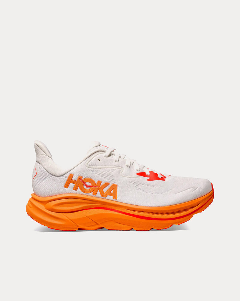 Hoka Clifton 10 Frost / Orange Zest Running Shoes - 1