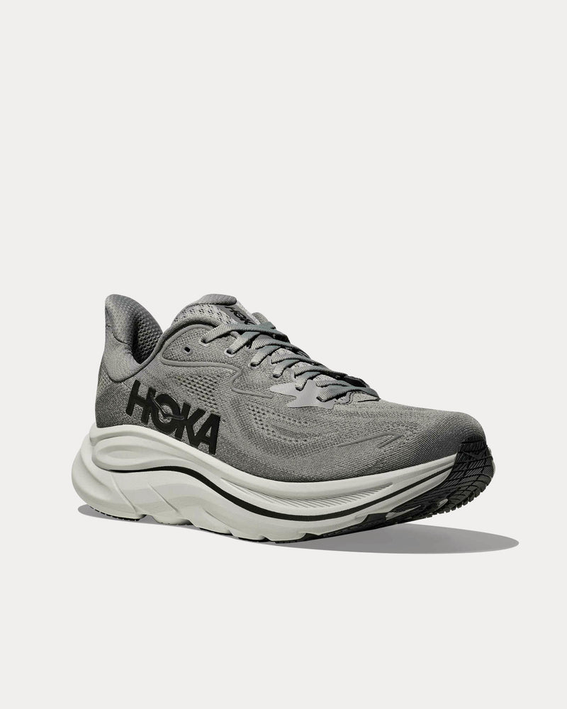 HOKA Clifton 10 Galactic Grey / Asteroid Running Shoes - 3