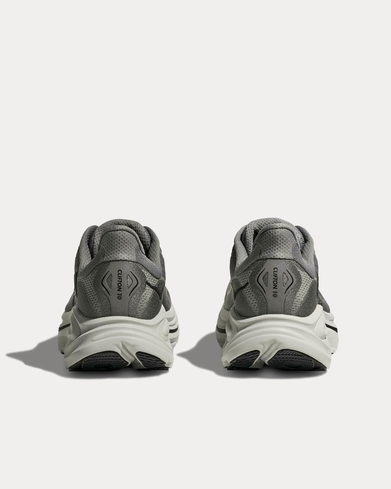 HOKA Clifton 10 Galactic Grey / Asteroid Running Shoes - 4