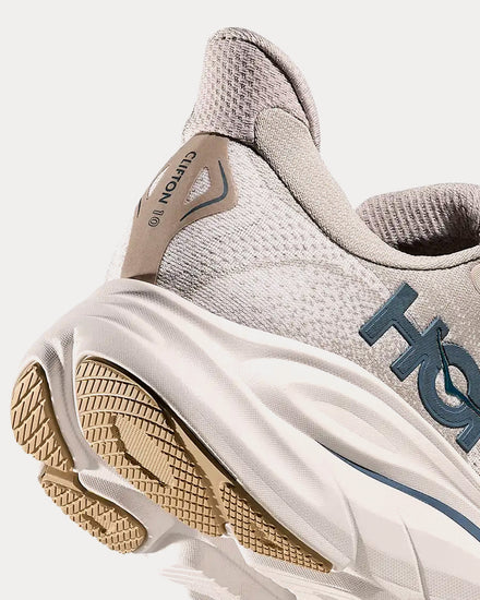 HOKA Clifton 10 Putty / Grout Running Shoes - 5