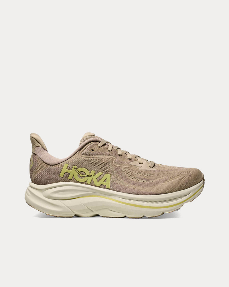 HOKA Clifton 10 Raw Linen / Stone Running Shoes - 1