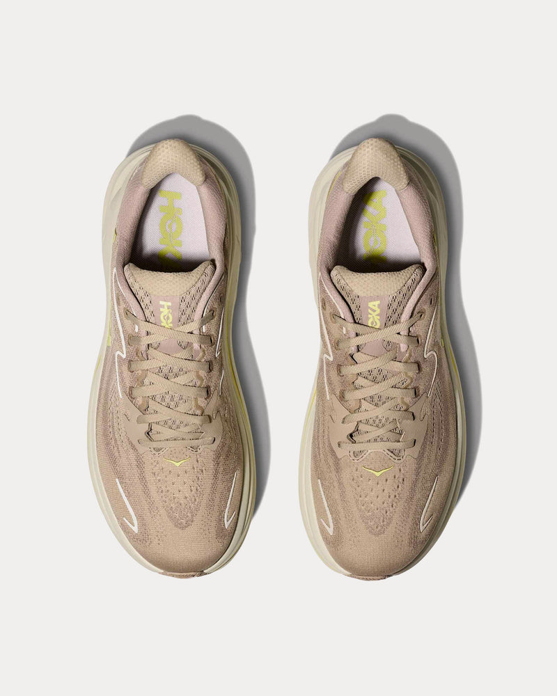 HOKA Clifton 10 Raw Linen / Stone Running Shoes - 4