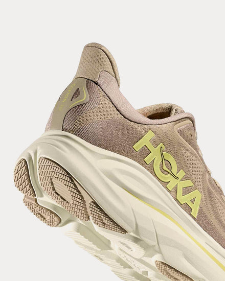 HOKA Clifton 10 Raw Linen / Stone Running Shoes - 5