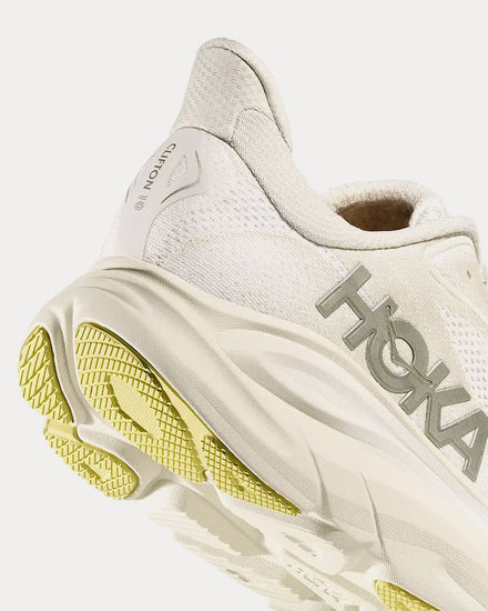 HOKA Clifton 10 Truffle Salt / White Running Shoes - 5