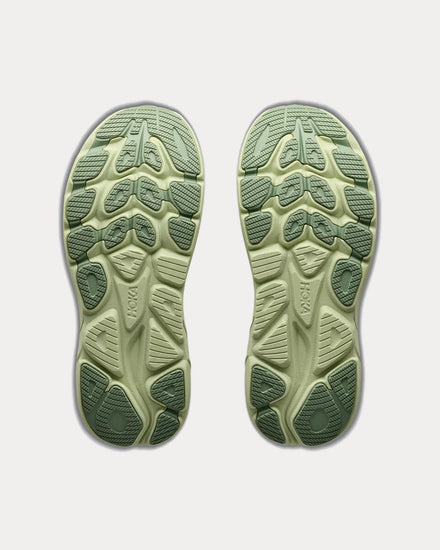 HOKA Clifton 11 Alabaster / Morning Dew Running Shoes - 5
