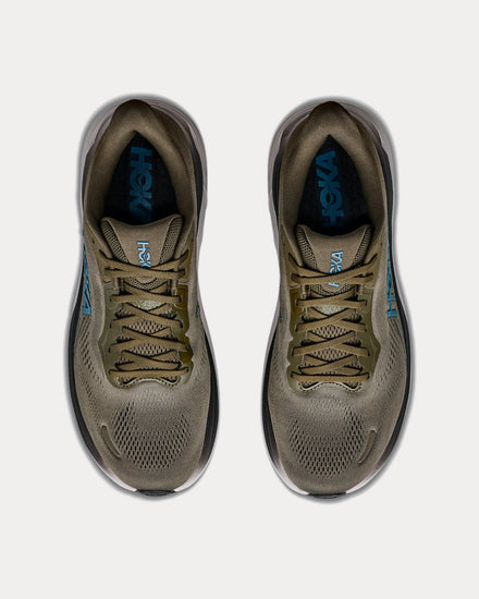 HOKA Clifton 11 Antique Olive / River Rock Grey Running Shoes - 2