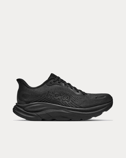 HOKA Clifton 11 Black / Black Running Shoes - 1