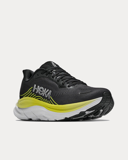 HOKA Clifton 11 Black / Cosmic Grey Running Shoes - 3