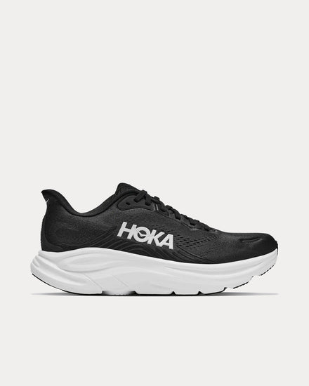HOKA Clifton 11 Black / White Running Shoes - 1