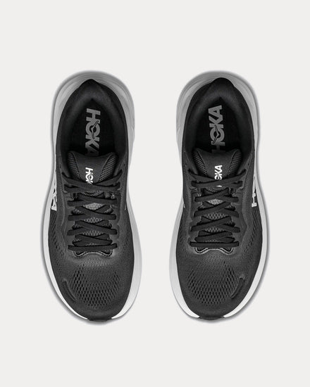 HOKA Clifton 11 Black / White Running Shoes - 2