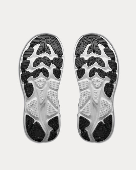 HOKA Clifton 11 Black / White Running Shoes - 4