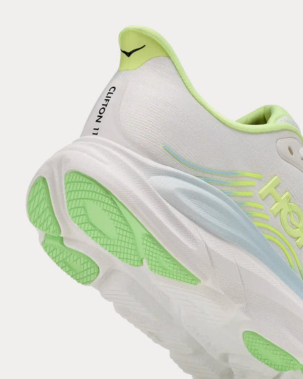 HOKA Clifton 11 Frost / Neon Yuzu Running Shoes - 6