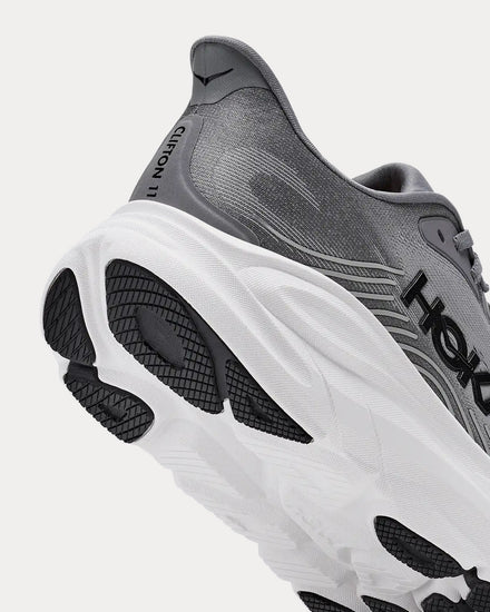 HOKA Clifton 11 Galactic Grey / Stellar Grey Running Shoes - 5