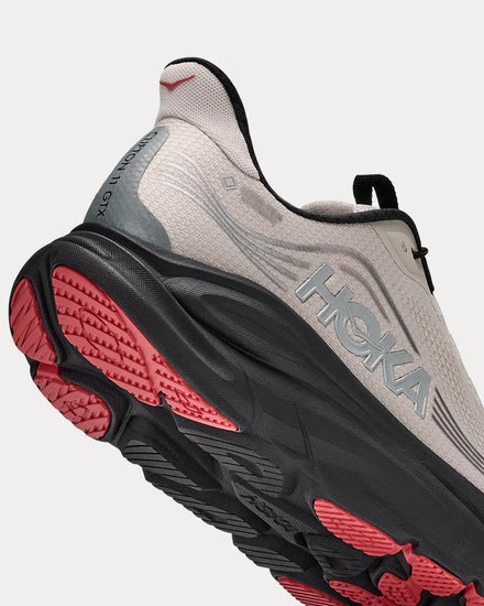 HOKA Clifton 11 GTX River Rock Grey / Carbon Black Running Shoes - 6