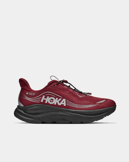 HOKA Clifton 11 GTX Varsity Burgundy / Carbon Black Running Shoes - 1