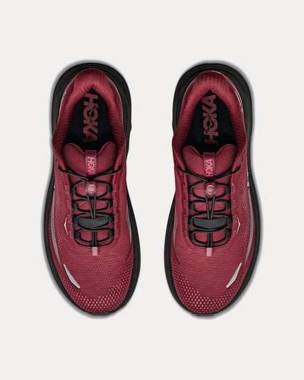 HOKA Clifton 11 GTX Varsity Burgundy / Carbon Black Running Shoes - 2