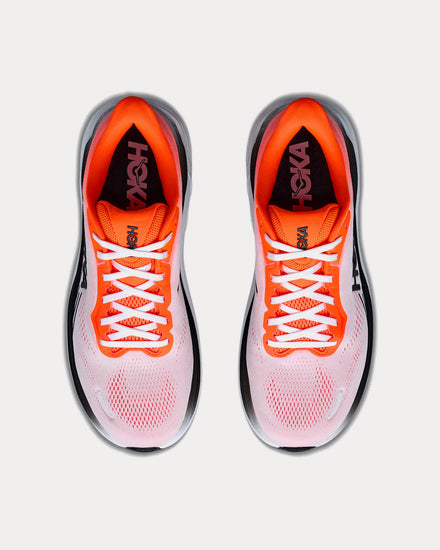 HOKA Clifton 11 Neon Tangerine / Frost Running Shoes - 2